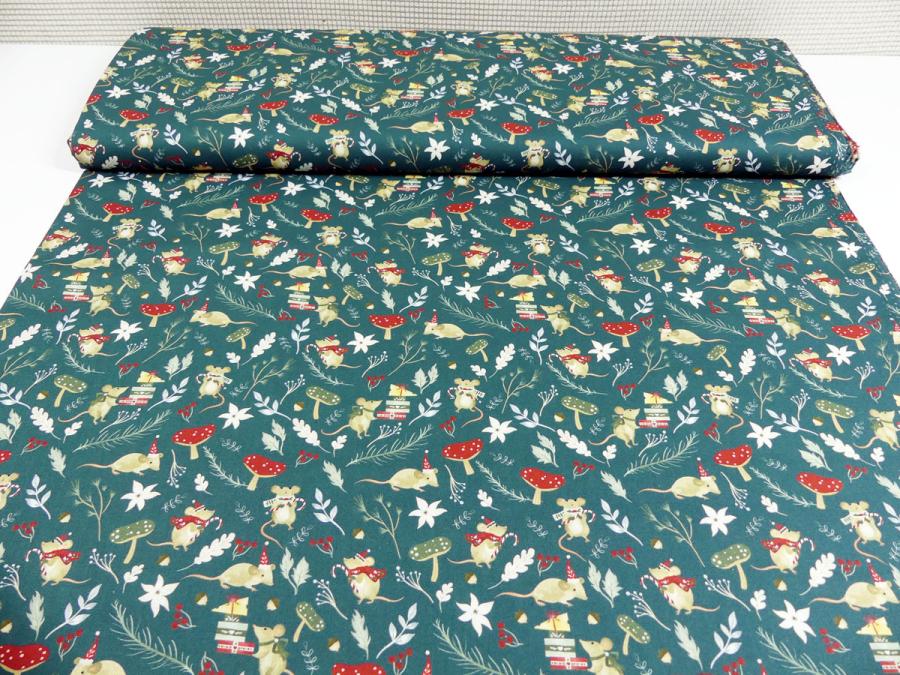 Preview: Patchworkstoff Blank Quilting asu der Serie Glad Tidings w bring
